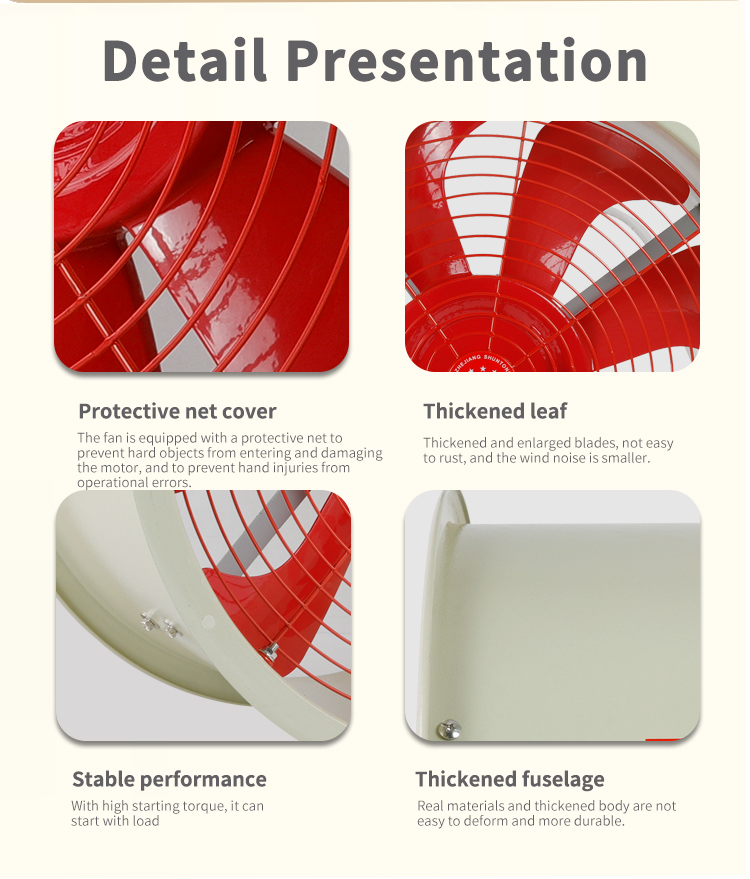 Вентилятор с взрывом CBF Пневматический осевой поток вентилятор