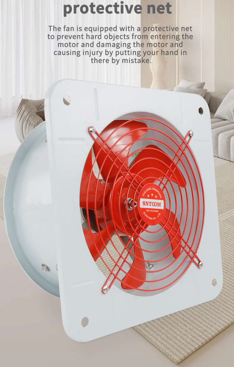 . Энергосберегающий и низкий шум BFAG взрывоподроченного пневматического осевого вентилятора 