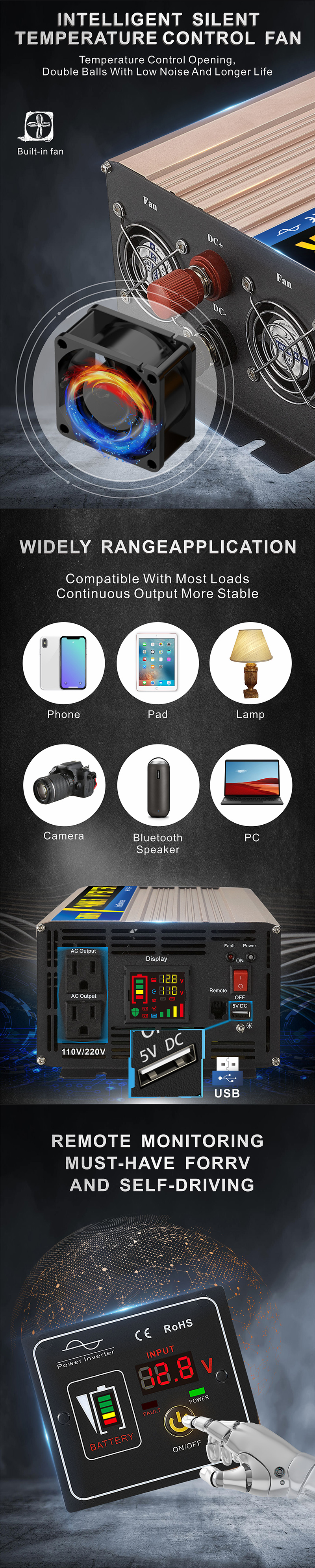 中性款 1500 Вт 玫瑰金 逆 详情 页 2