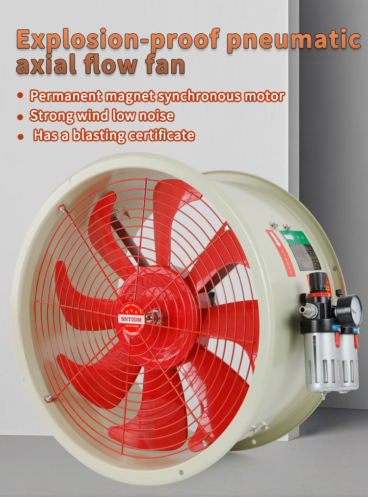 Вентилятор с взрывом CBF Пневматический осевой поток вентилятор