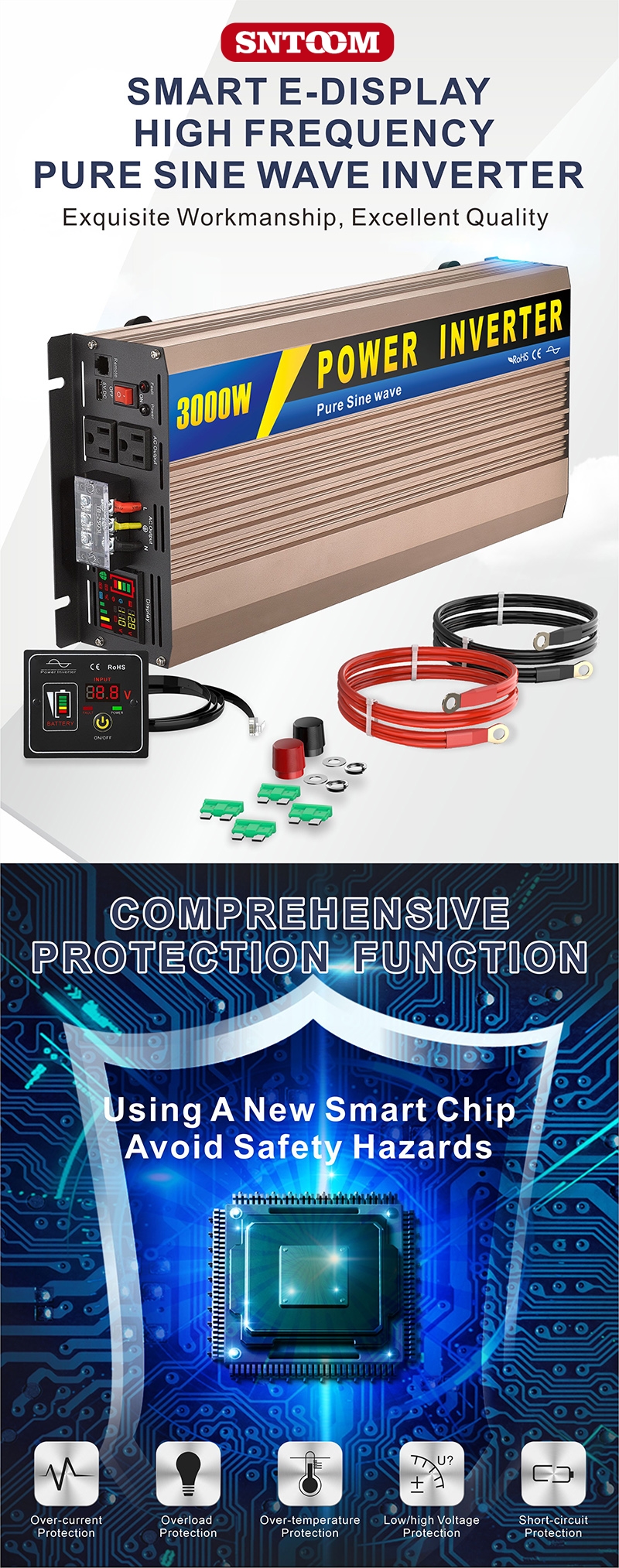 中性款 3000 Вт 玫瑰金 逆 详情 页 1