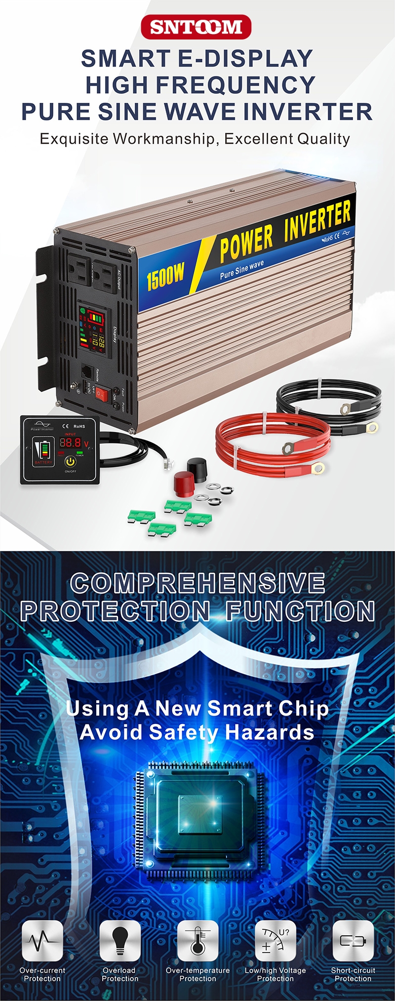 中性款 1500 Вт 玫瑰金 逆 详情 页 1